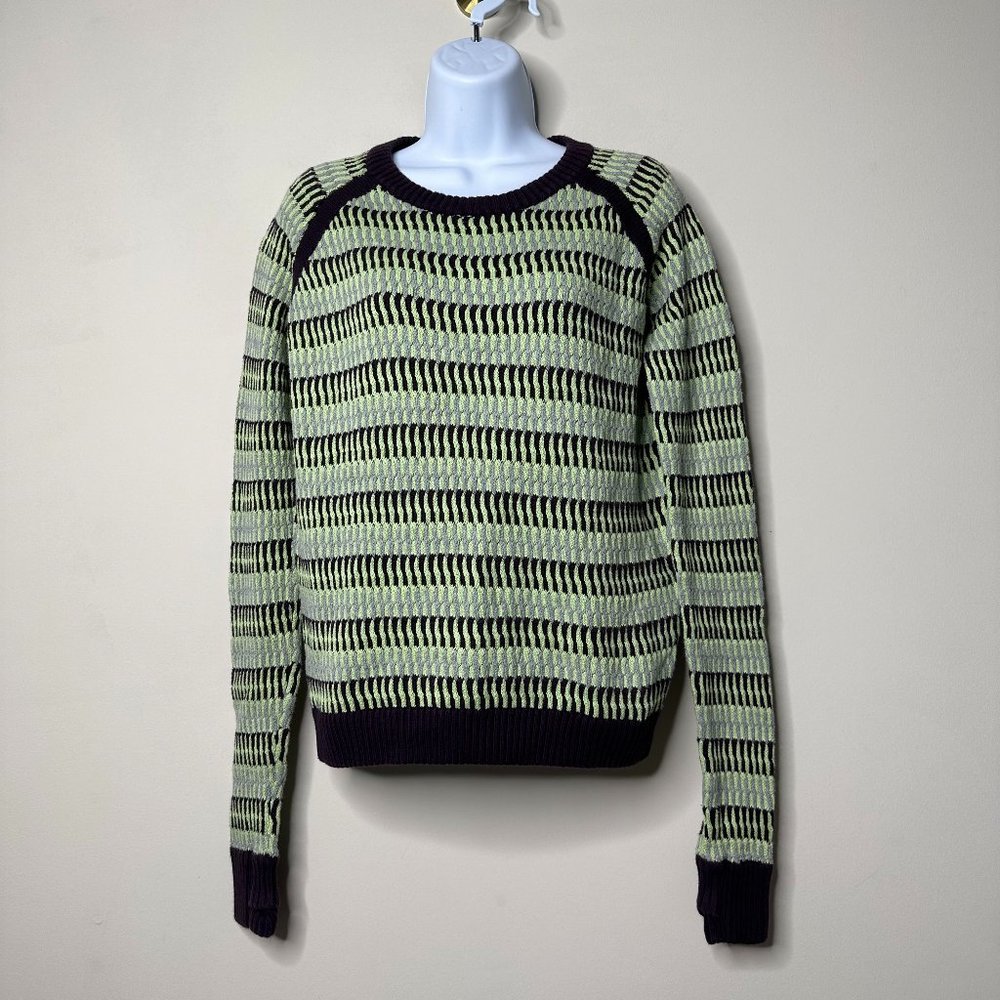 Lululemon Devi Crew Squiggle Sweater Multicolor Women's 6 - Picture 3 of 7